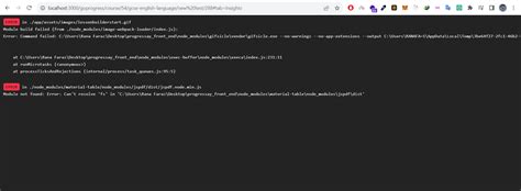 react can't resolve fs in.